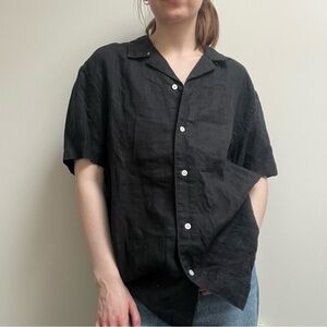 Black Banana Republic Linen Shirt